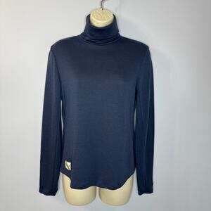 Tracksmith Fells Turtleneck A Merino Wool Waffle Knit Top Running Women's XS